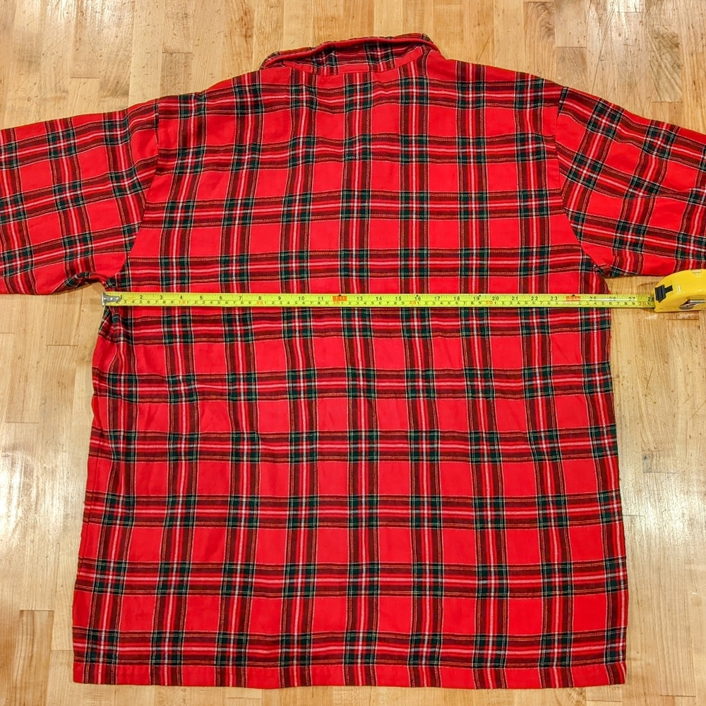 Disney Store Flannel Mickey Mouse Winter Sledding Pajama Shirt Size 2XL - Picture 4 of 6